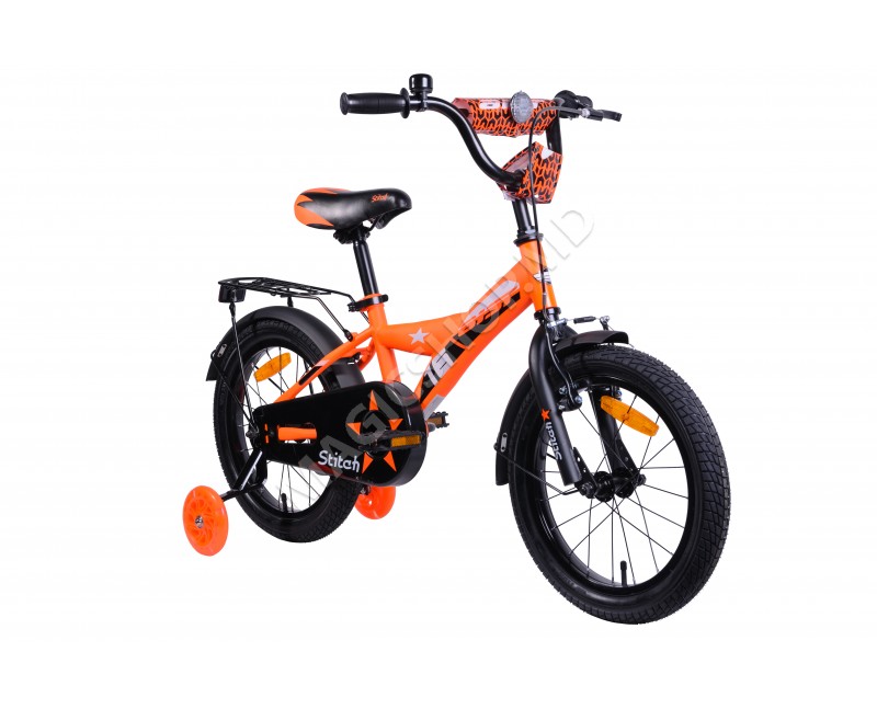Bicicleta Aist Stitch 16" portocaliu